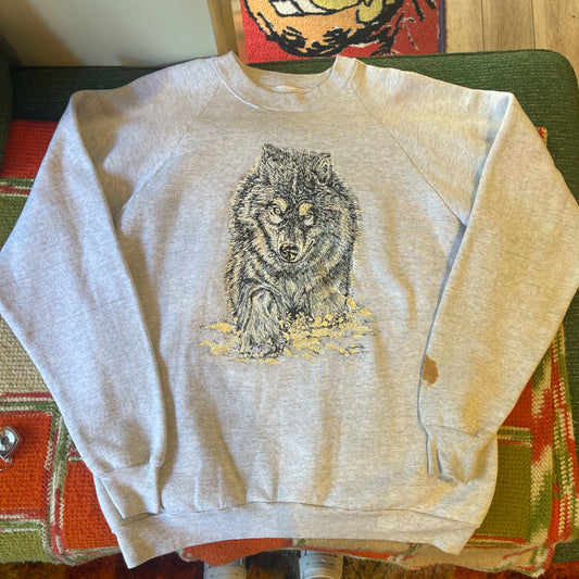 Wolf crewneck (large)