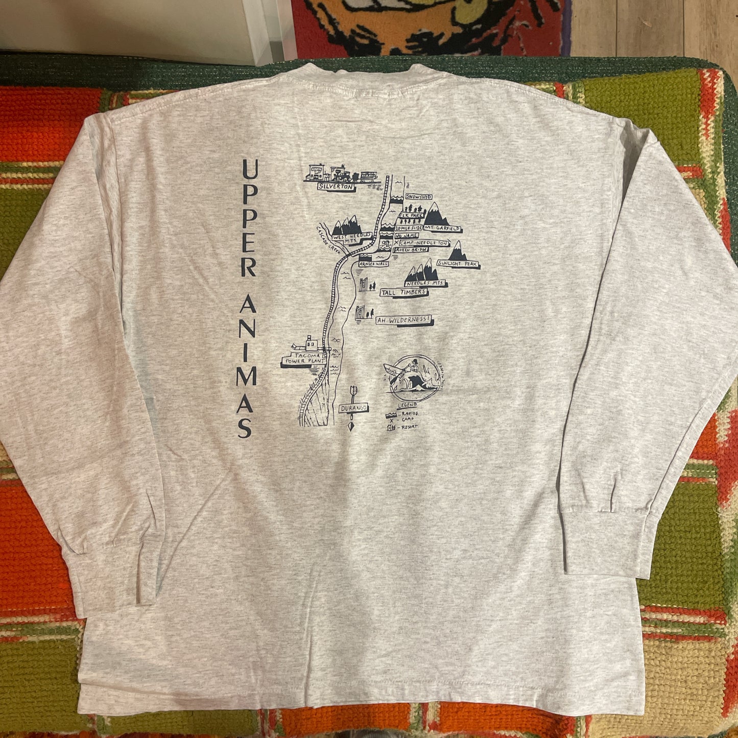 Whitewater rafting Colorado tee (large)