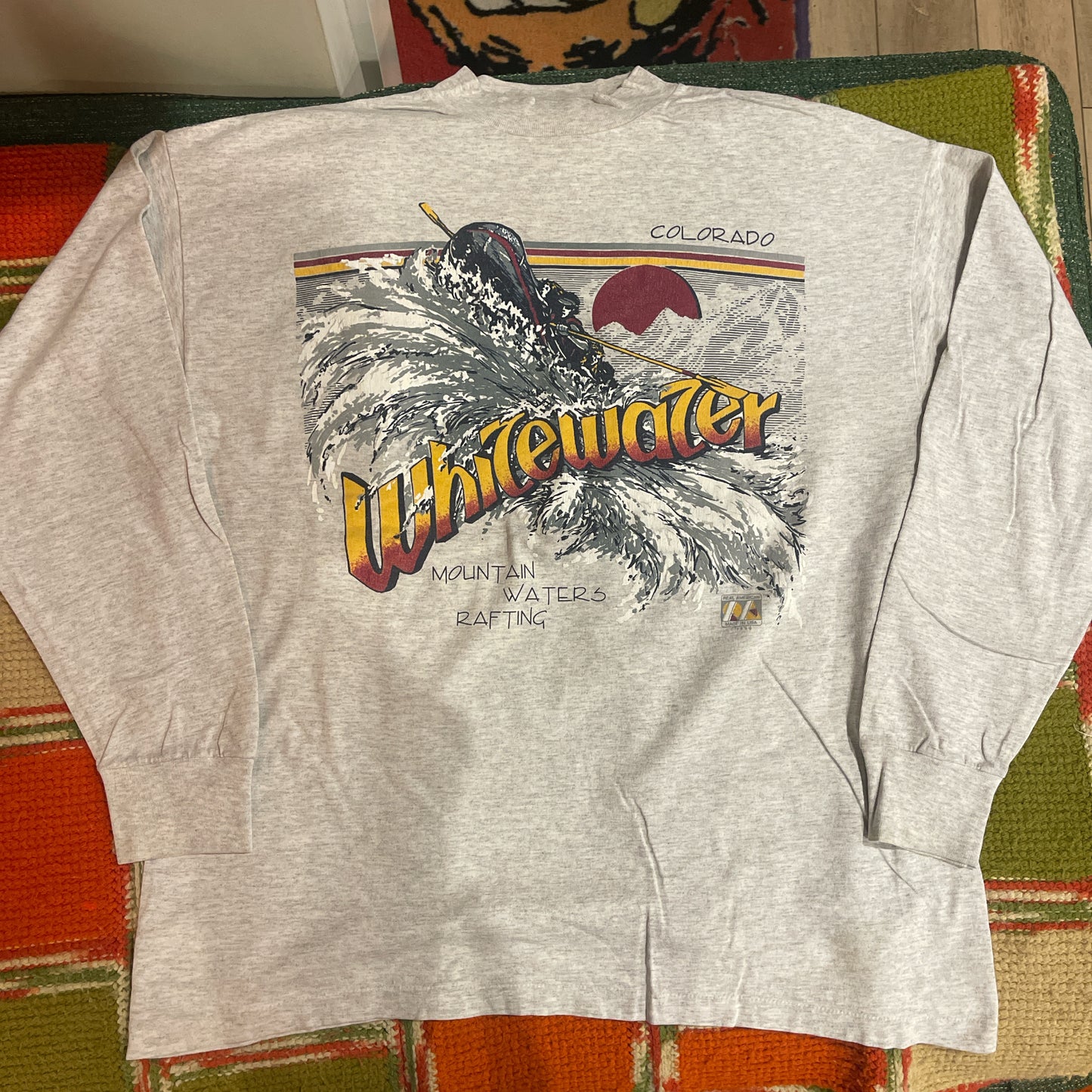 Whitewater rafting Colorado tee (large)