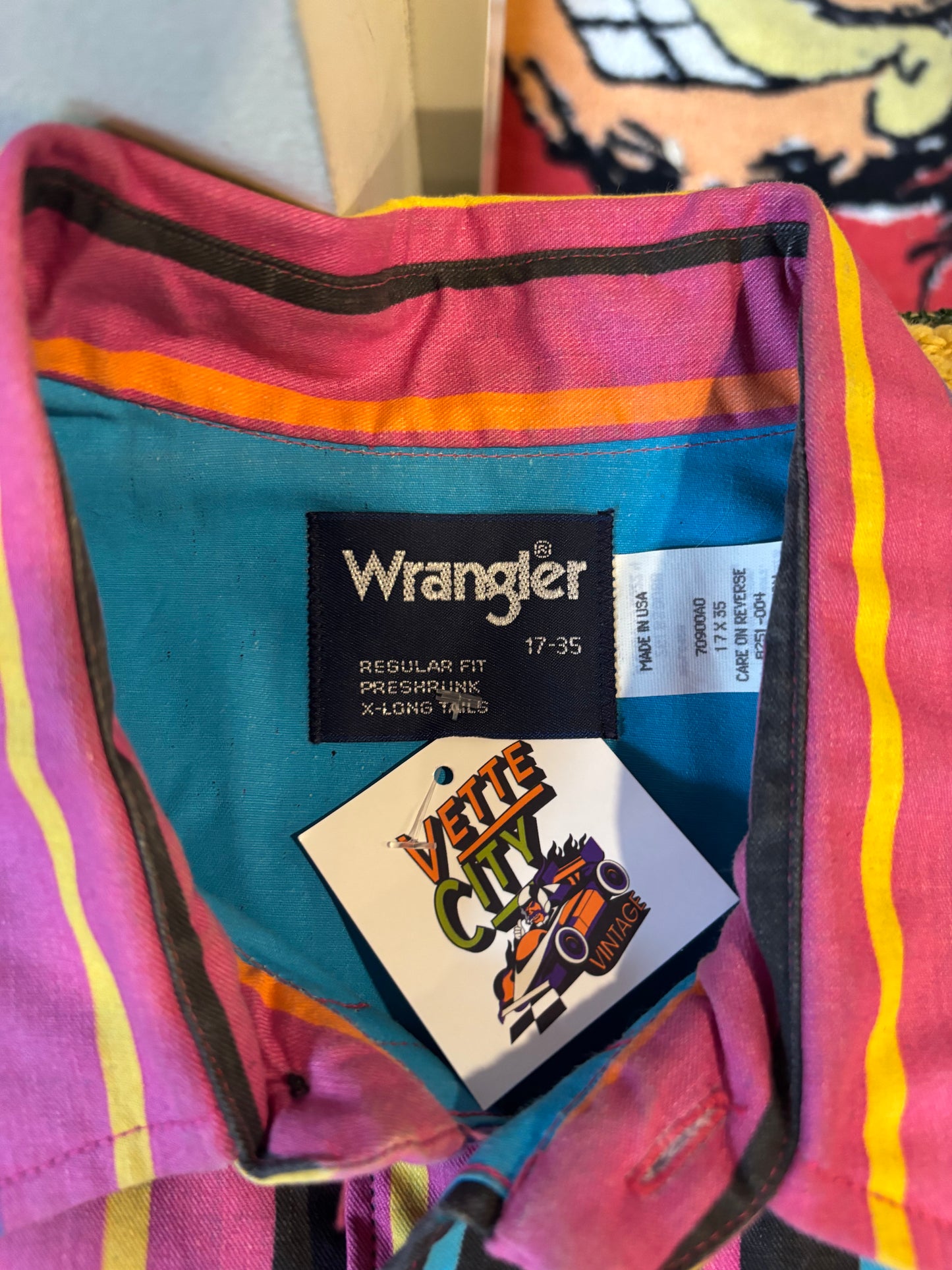 90’s Wrangler brushpopper buttonup