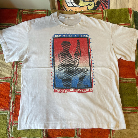 Red, white and blue tee (medium)