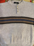 Earth-tone Stripe Pullover Sweater