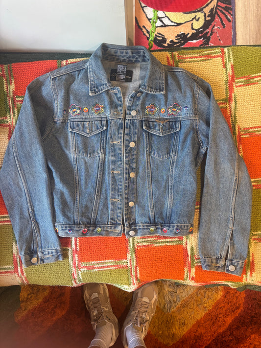 2000s No Boundaries Jean jacket (XL)