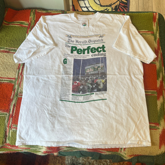 Marshall University Newspaper tee (XXL)